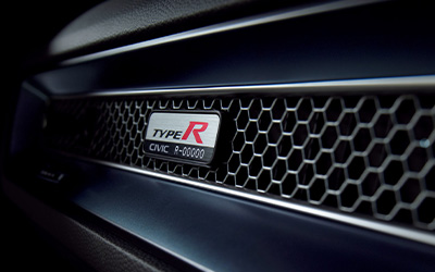 Honda Civic Type R Signature Plate