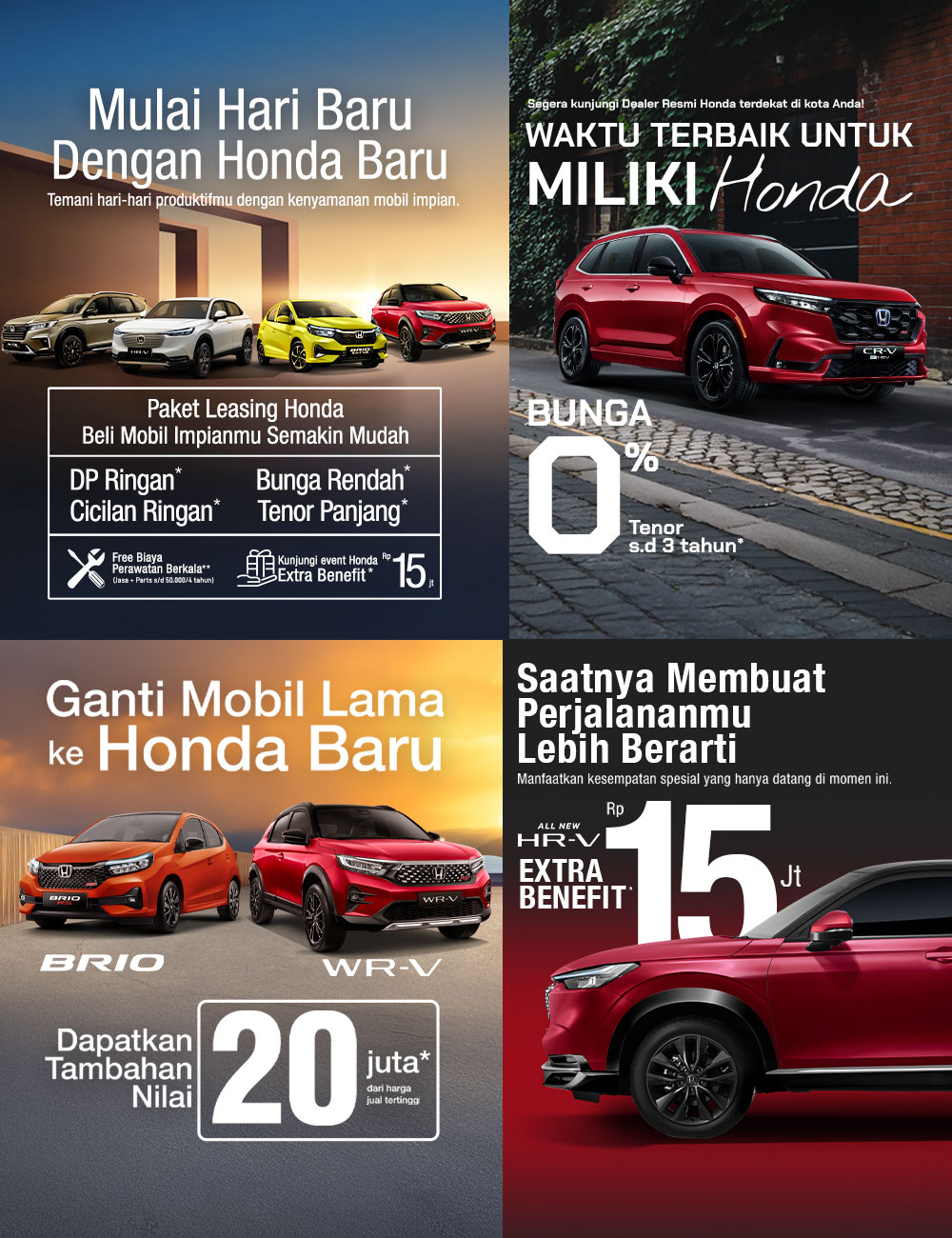 Mulai Hari Baru Dengan Honda Baru