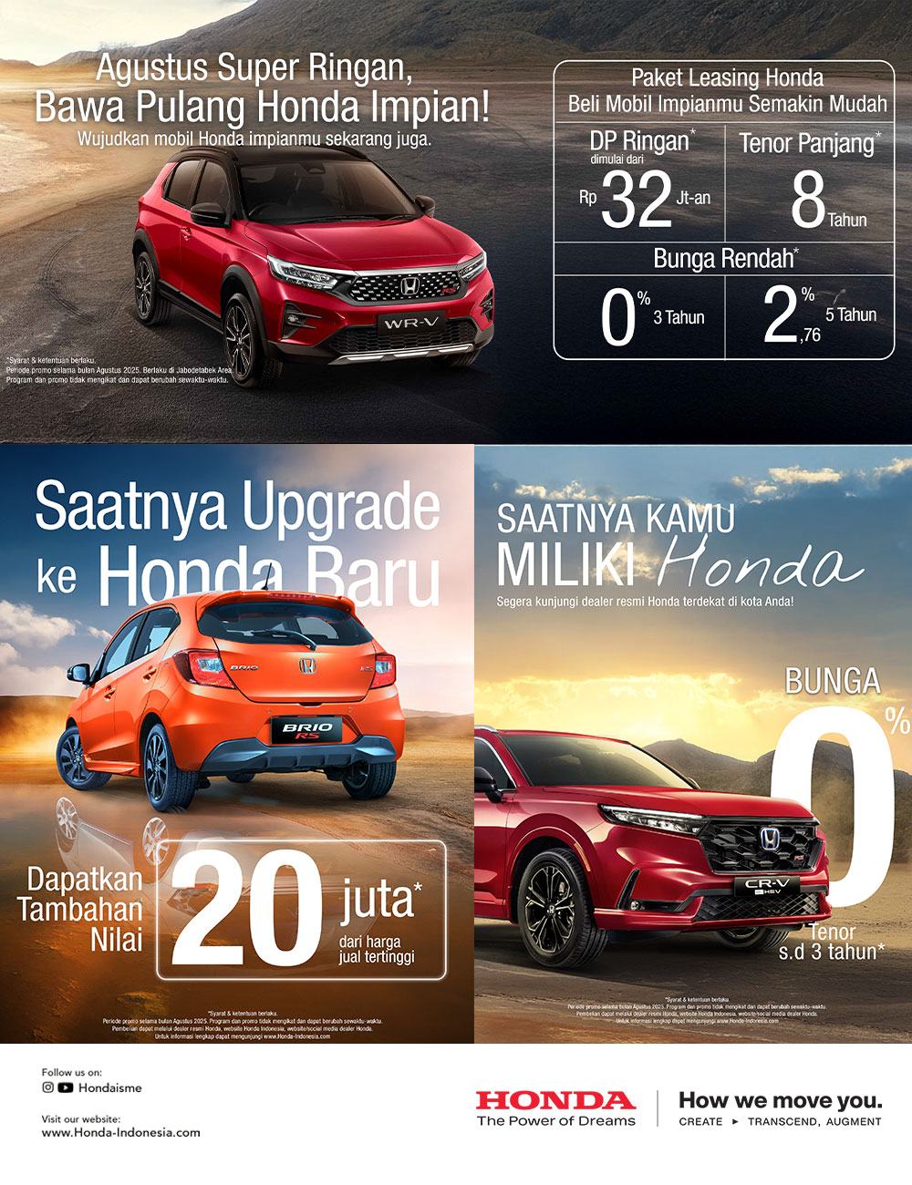 Agustus Super Ringan, Bawa Pulang Honda Impian!